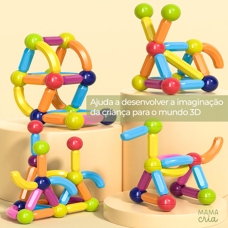 Modelador Magnético 3D Montessori